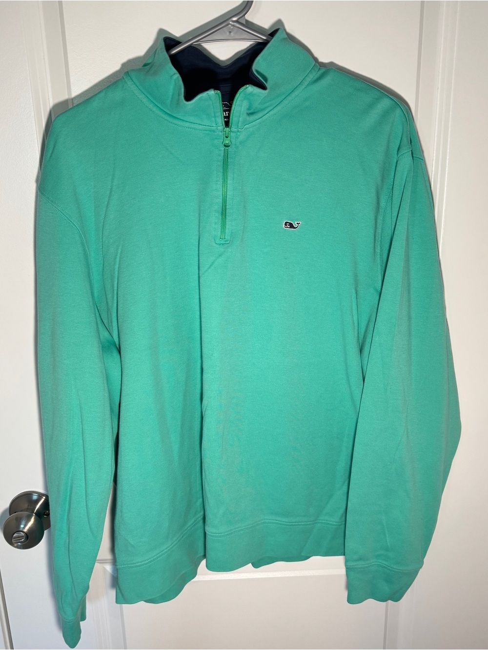 Vineyard Vines Men’s Mint Green Quarter-Zip Pullover